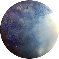 Title of the painting: Water moon- Click to see in full screen